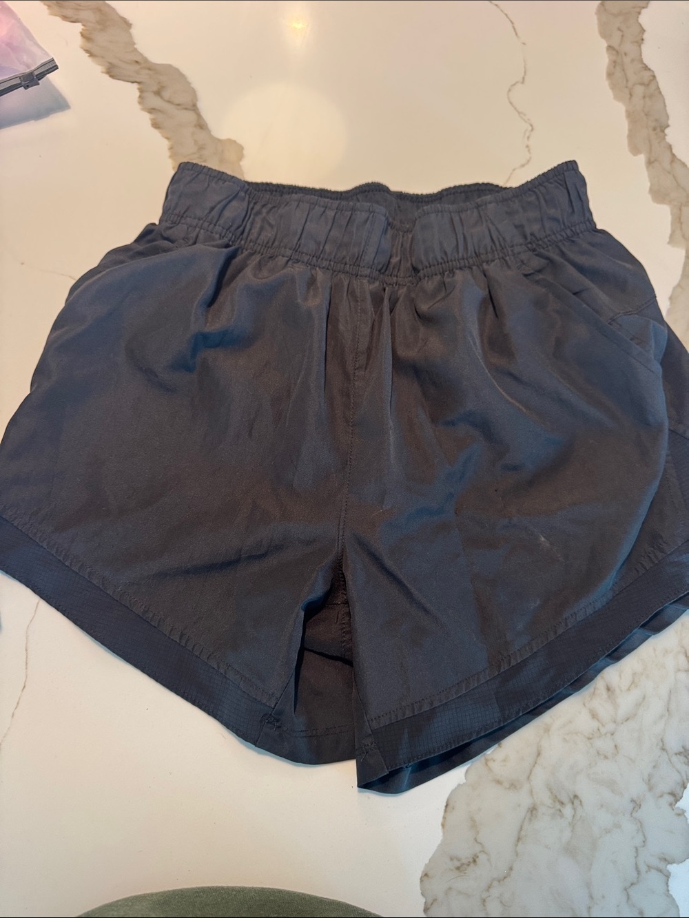 Everyday Women's Elastic-Waist Active Shorts — Black